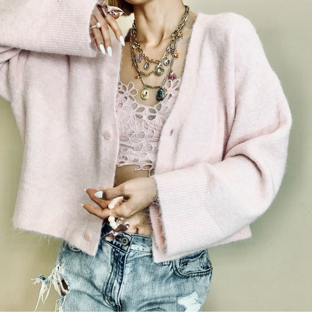 Brand New $99 Calvin Klein jean’s cardigan L